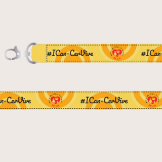 Yellow Circle Lanyard