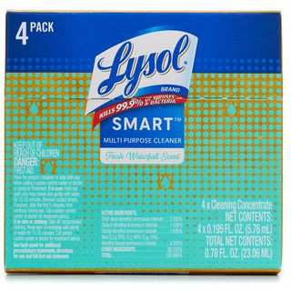 Lysol SMART Multi-Purpose Cleaner Kit 4 ct Fresh Water Refills - Reusable Bottle