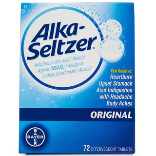 Alka Seltzer Antacid & Pain Relief Effervescent Tablets 72 Ct.