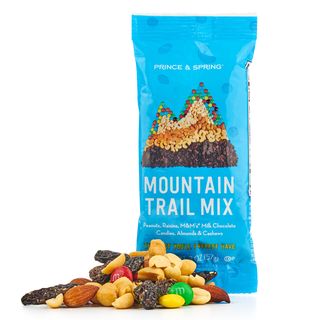 Prince & Spring Mountain Trail Mix 22 x 2 oz. - Nuts, Raisins & M&M's Candy Image