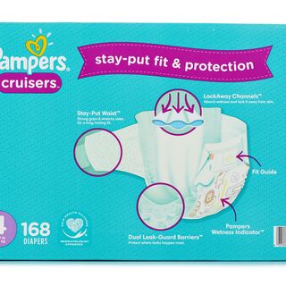 Pampers Cruisers Diapers 168 Ct - Size 4