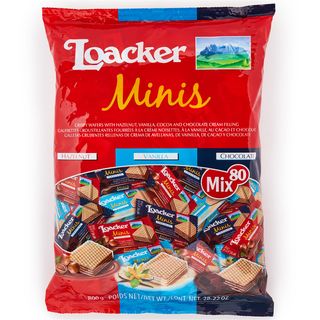 Loacker Minis Variety Pack 80 Ct