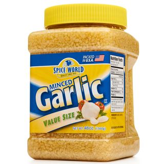 Spice World Fat Free Minced Garlic 48 oz. Image