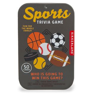 Kikkerland Sports Trivia Tin  Image