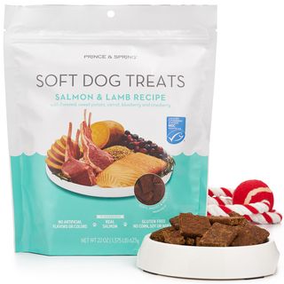 Prince & Spring Soft Dog Treats 22 oz. - Salmon & Lamb Recipe Image