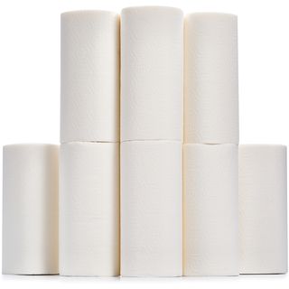 Brawny Paper Towels 8 Rolls Tear-A-Square Image