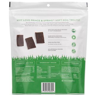 Prince & Spring Soft Dog Treats 22 oz. - Grass Fed Beef & Chicken Recipe