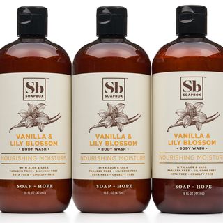 Soapbox Vanilla & Lily Blossom Body Wash 3 x 16 oz. - Nourishing Moisture Image