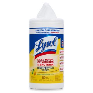 Lysol Disinfecting Wipes 80 Ct. - Lemon & Lime Blossom Image