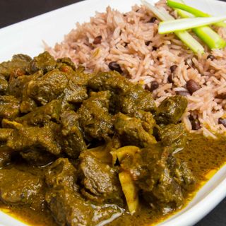 Curry Goat meal box