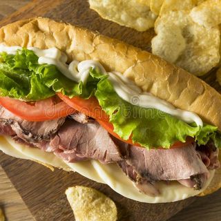 Roast Beef Sub Sandwich Image