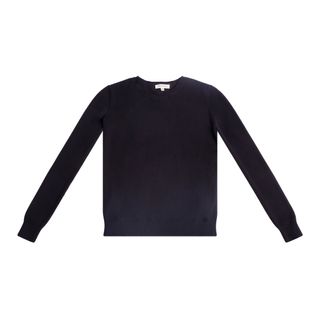 black V neck sweater Image