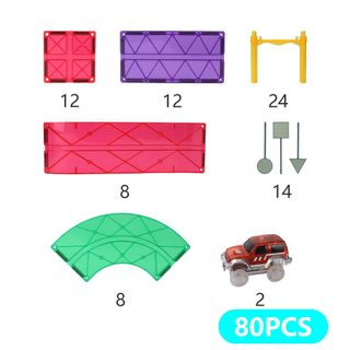 80 Pcs Racing Car 