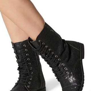 All Team- Glitter Combat Boots