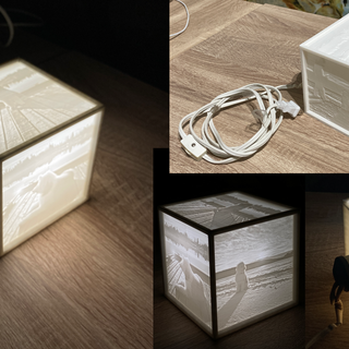 lithophane - Boite de photo lumineuse personnaliser