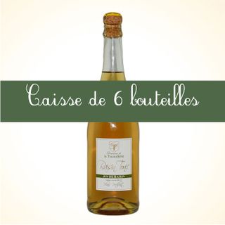 CAISSE de 6 BOUTEILLES de jus de raisin pétillant BLANC