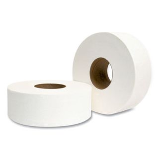 937049 - Jumbo Bath Tissue, Septic Safe, 2-Ply, White, 700 ft, 12 Rolls/Carton