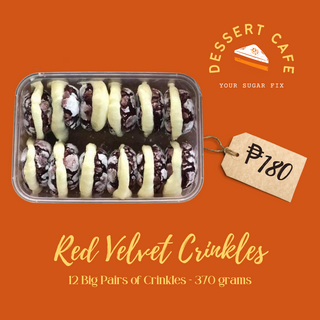 Red Velvet Crinkles - Big Tub (12 big pairs)