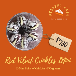 Red Velvet Crinkles - Small Tub (10 mini pairs)